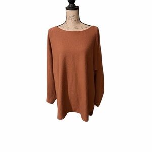 Cashmere‎ Charter Club Women's Rust Crew Neck Sweater